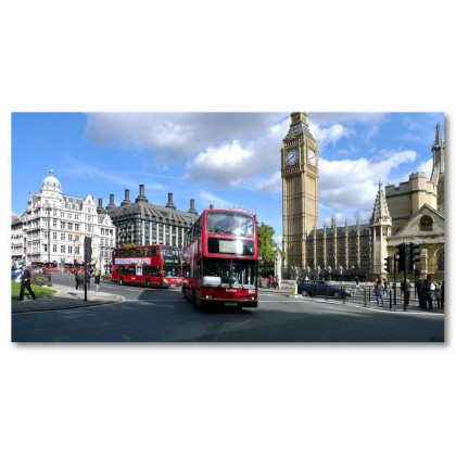 Αφίσα (Buckingham Palace, Λονδίνο, big ben, αξιοθέατα, αρχιτεκτονική)